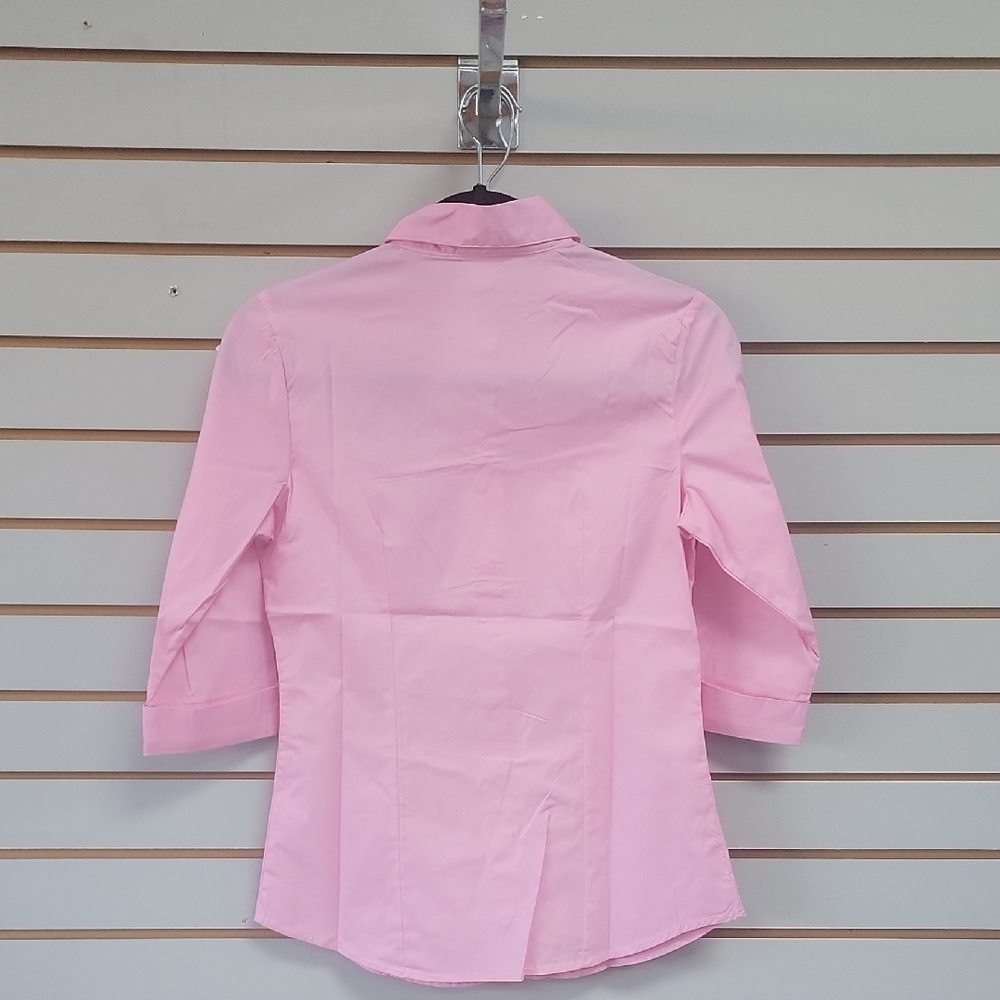 Pink Women's Button-Up Shirt - Picture 5 of 6